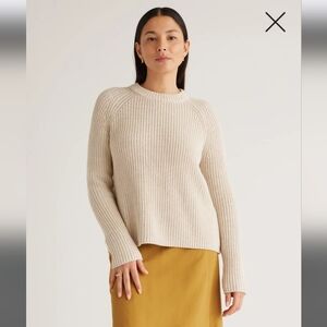 Quince 100% Organic Cotton Fisherman Crew Sweater